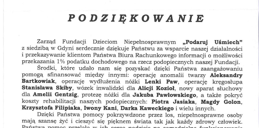 Fundacja PODARUJ UŚMIECH