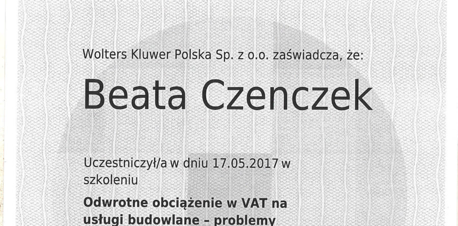 Odwrotne obciążenie w VAT- budownictwo