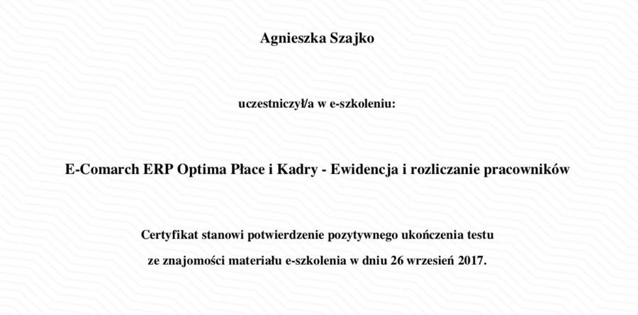 Comarch ERP Optima Płace i Kadry – Ewidencja i rozliczanie pracowników
